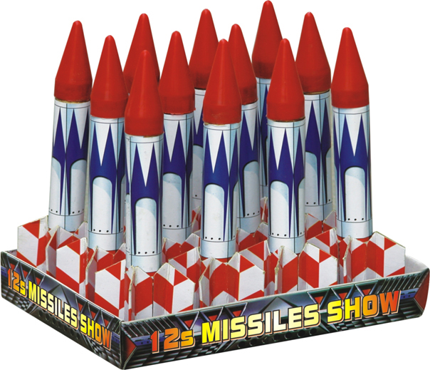 12 Shots Missiles Show