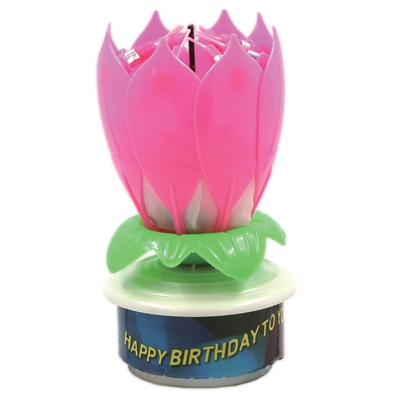 Lotus music candle