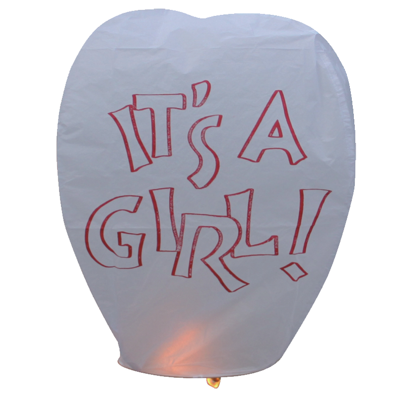 Sky Lanterns-It`S A Girl