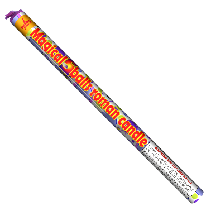 Magical 5 balls roman candle