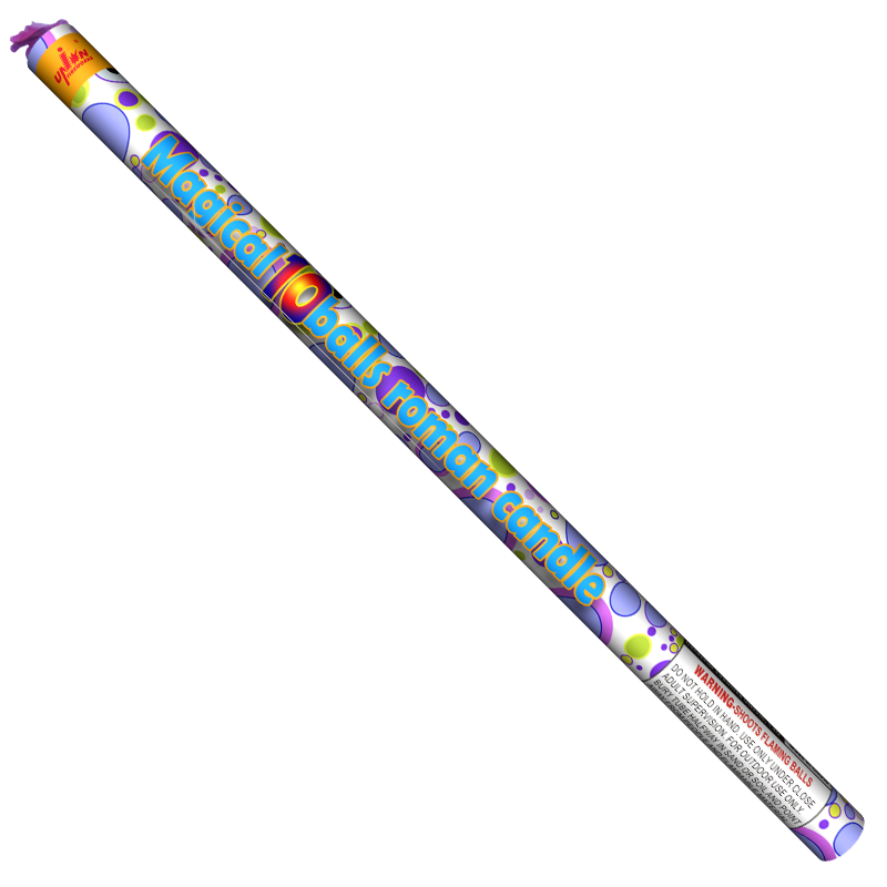 Magical 10 balls roman candle